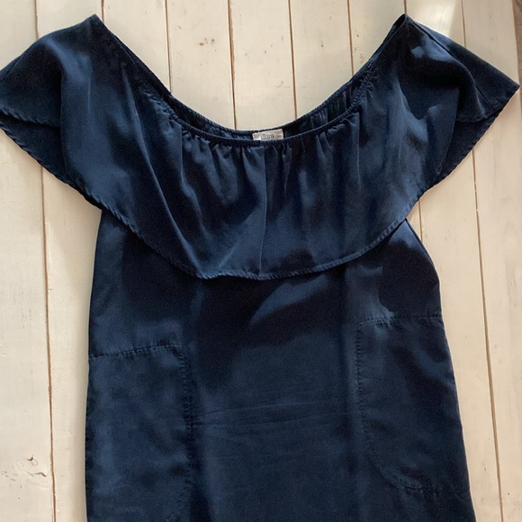 glam Navy Blue Dress, Pockets, Medium - Picture 6 of 9